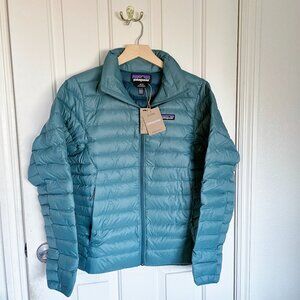 NEW Patagonia Mens Down Sweater Jacket XS NWT Wetland Blue 800-Fill